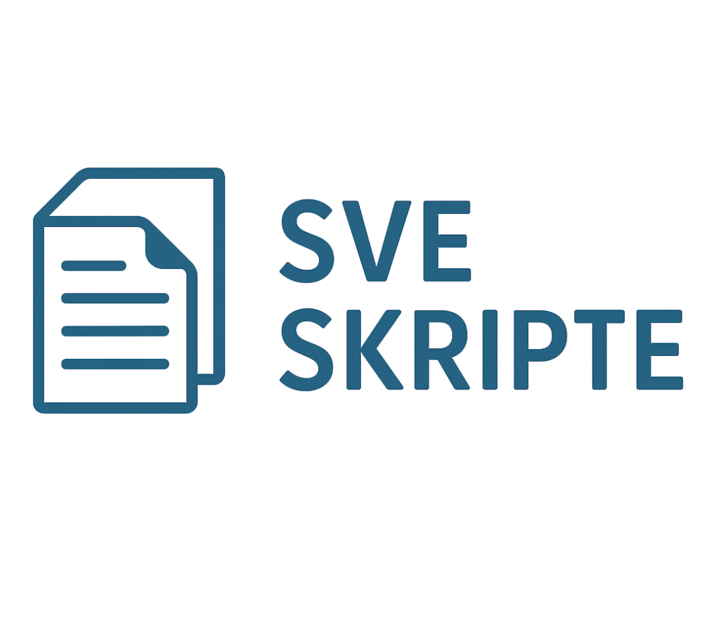 sve skripte spektar solutions